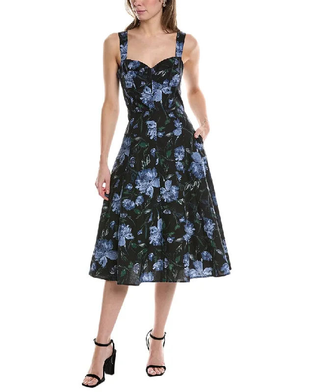 Women's Clothes For Work Marchesa Notte Sleeveless Midi Dress