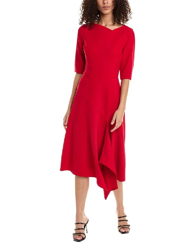 Women's Clothes And Apparel Teri Jon by Rickie Freeman Asymmetrical Midi Dress