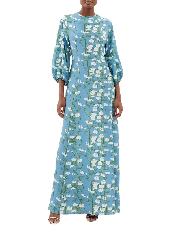 Women's Outerwear Attire Roxette Maxi Dress In Rooted Daisy