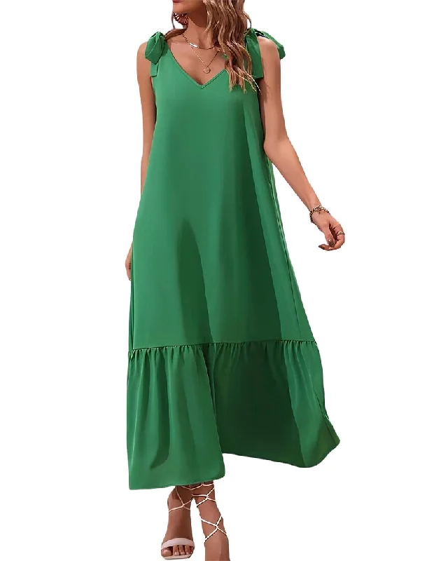 Women's Vacation Attire LEBRIN ATELIER Maxi Dress