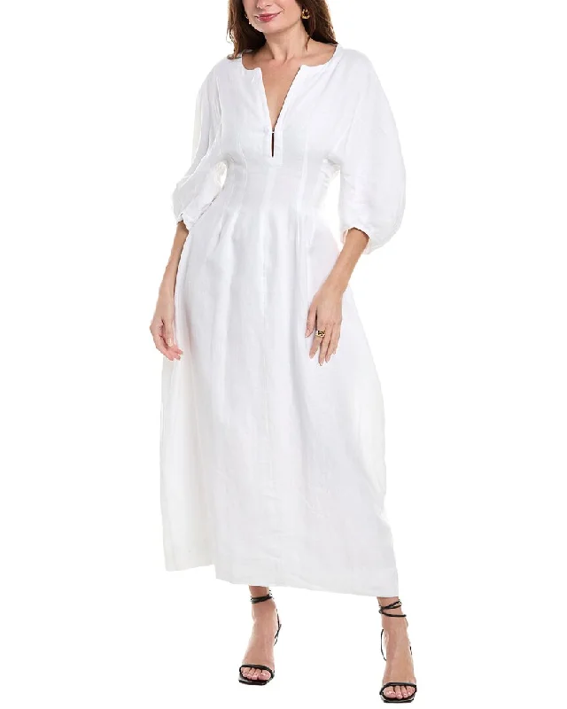 Women's Tops And Clothing Faithfull The Brand Soleil Linen Maxi Dress