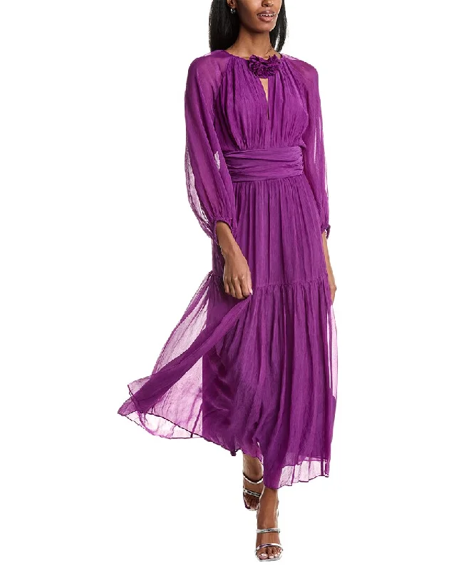 Women's Holiday Attire ba&sh Chiffon Maxi Dress