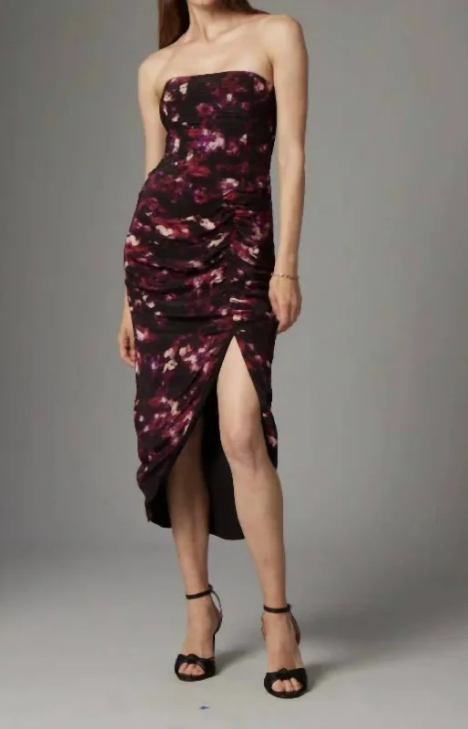 Women's Party Outfit Vera Dress In Moody Floral