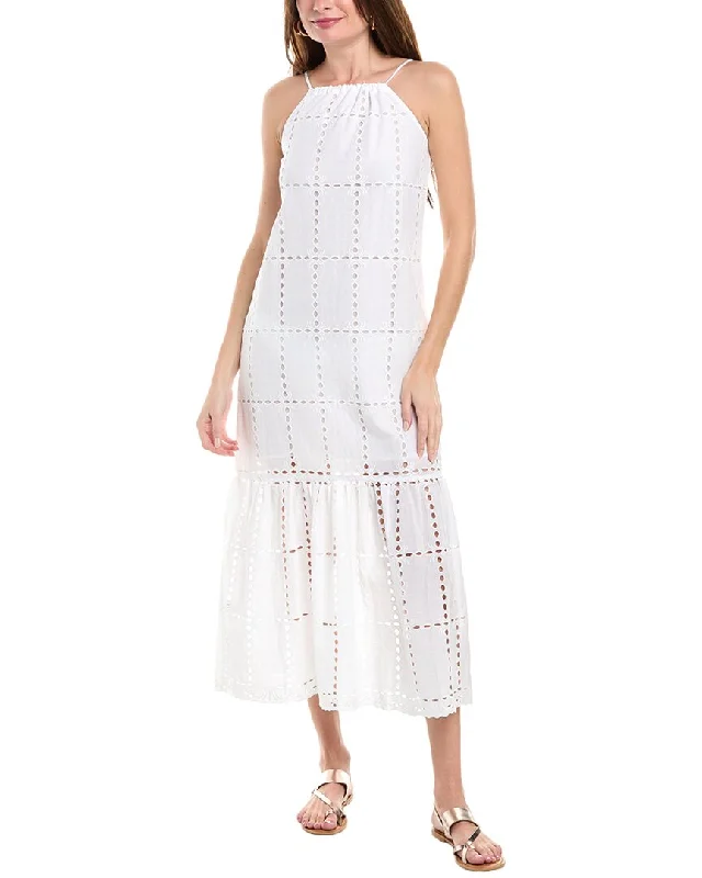 Women's Activewear Apparel PQ Swim Eyelet Maxi Dress