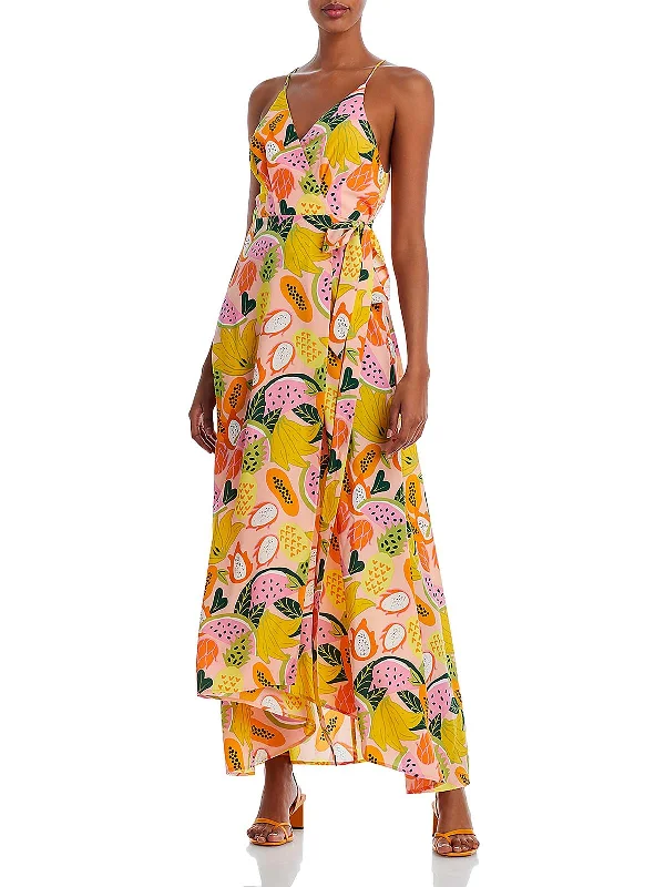 Women's Outdoor Activity Garments Artful Design Womens Printed Long Maxi Dress