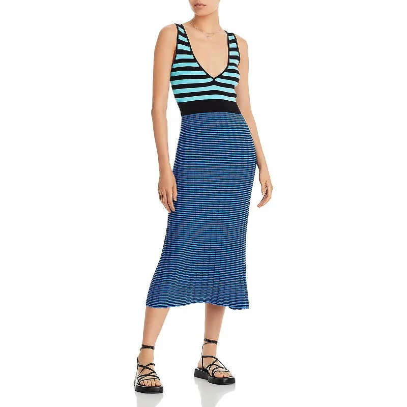 Women's Casual Apparel For Weekends Womens Striped Tank Maxi Dress