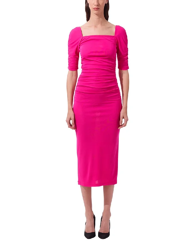 Comfortable Garments For Women Carolina Herrera Ruched Midi Dress