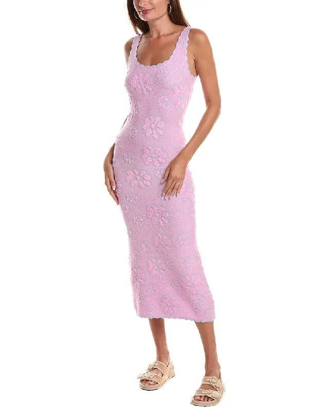 Women's High-Fashion Garments Saltwater Luxe Loop Terry Jacquard Maxi Dress