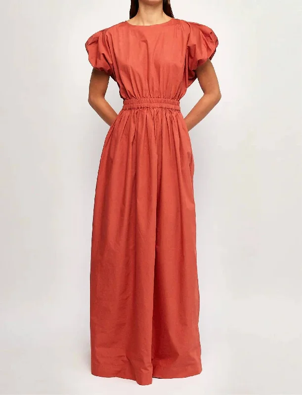 Women's Wardrobe Apparel Tapered Maxi Dress In Optimist