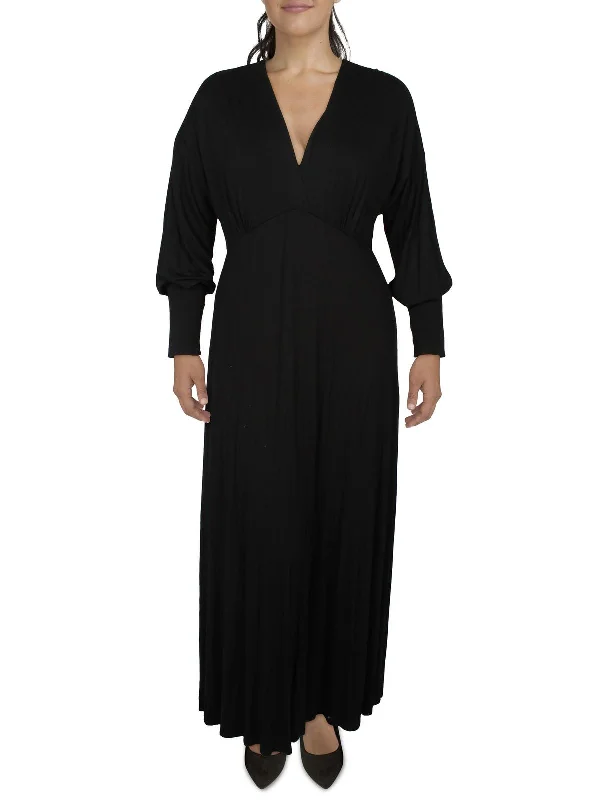 Charming Women's Garments Refined Look Womens Surplice Long Maxi Dress