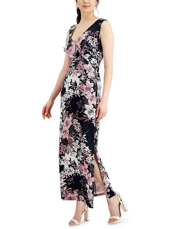 Casual Clothing For Women Womens Knit Printed Maxi Dress