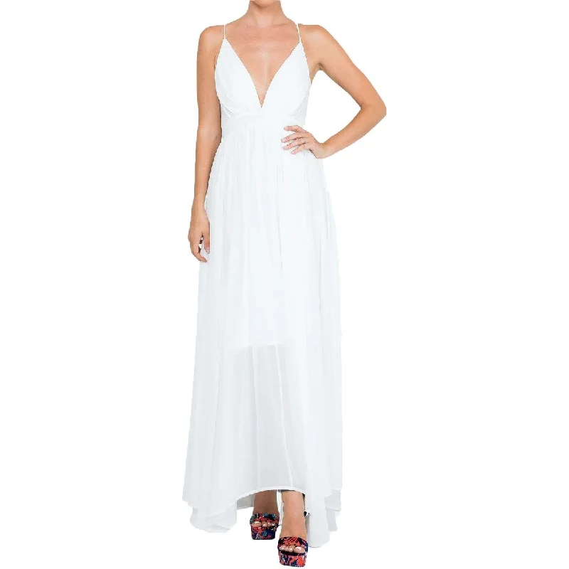 Women's Trendy Activewear Apparel Womens Full Length V-Neck Maxi Dress