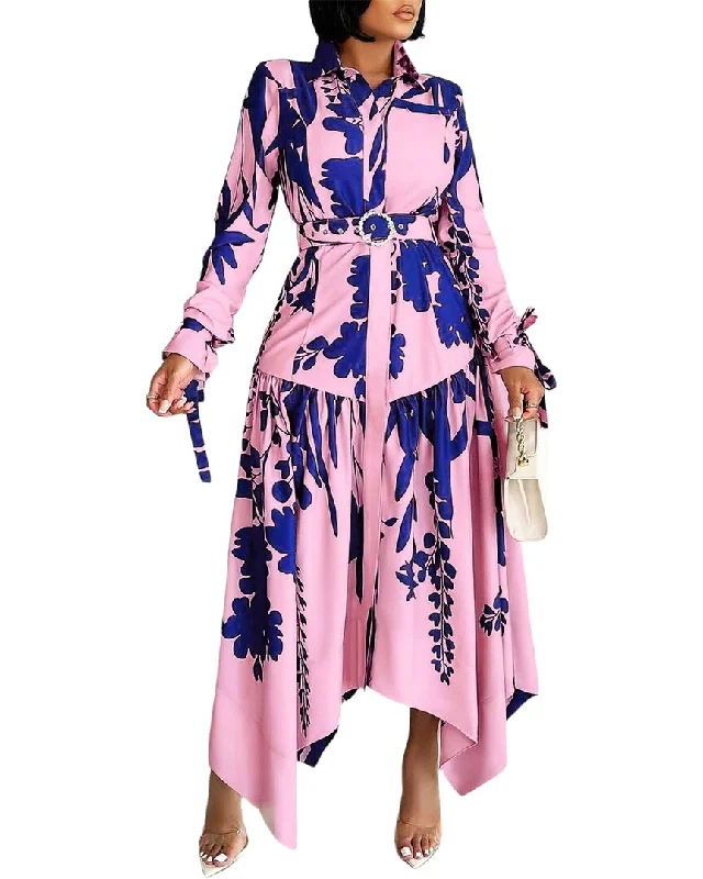 Women's High-Fashion Attire Juliet Roses Plus Maxi Dress