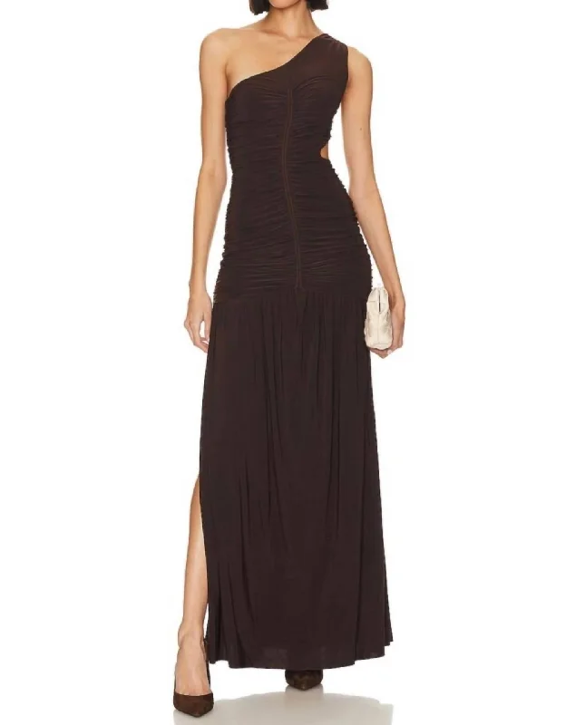 Women's Casual Garments Samsara Maxi Dress In Espresso