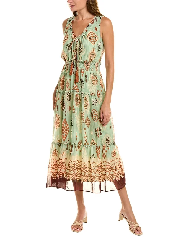 Elegant Clothing For Women Dreamy Draping Taylor Smocked Maxi Dress