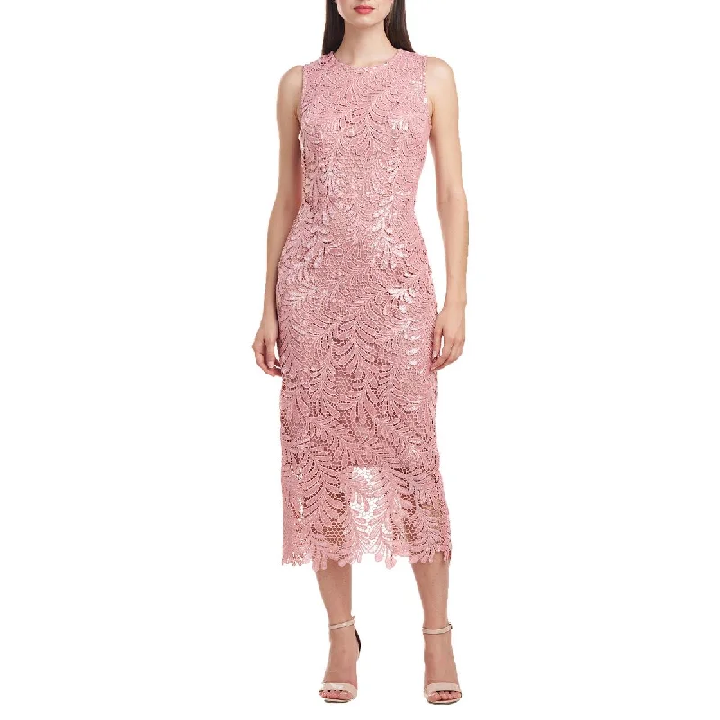 Chic Women's Garments Womens Lace Sequin Midi Dress