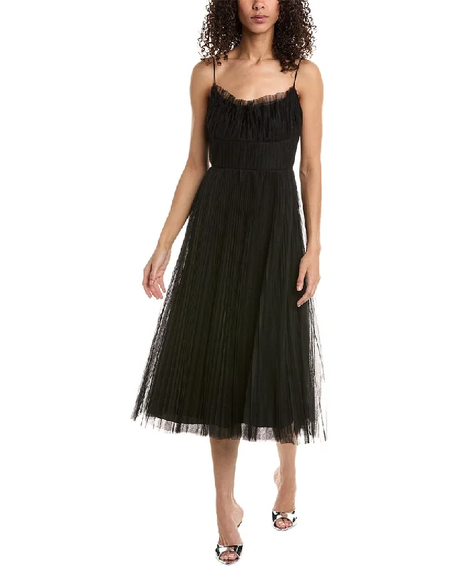 Women's Travel Apparel ML Monique Lhuillier Tulle Midi Dress