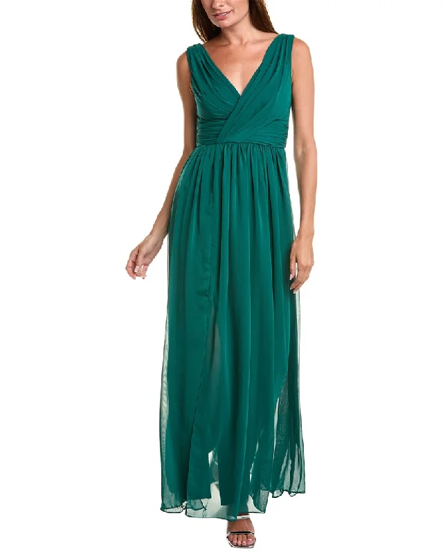 Affordable Women's Apparel Dessy Collection Draped Maxi Dress