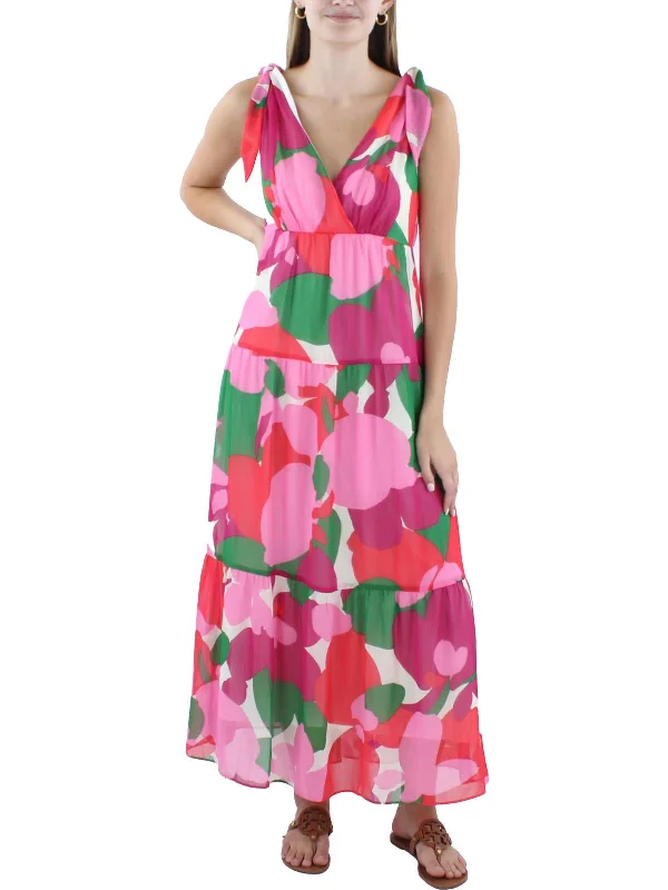 Women's Everyday Garments Womens Printed Tea Length Maxi Dress