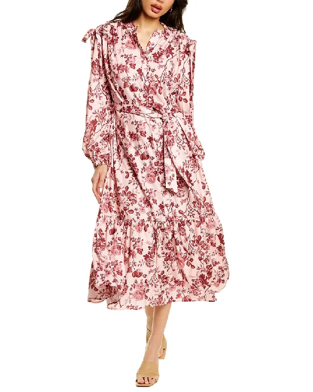 Formal Clothing For Women Beulah Tie-Sleeve Maxi Dress