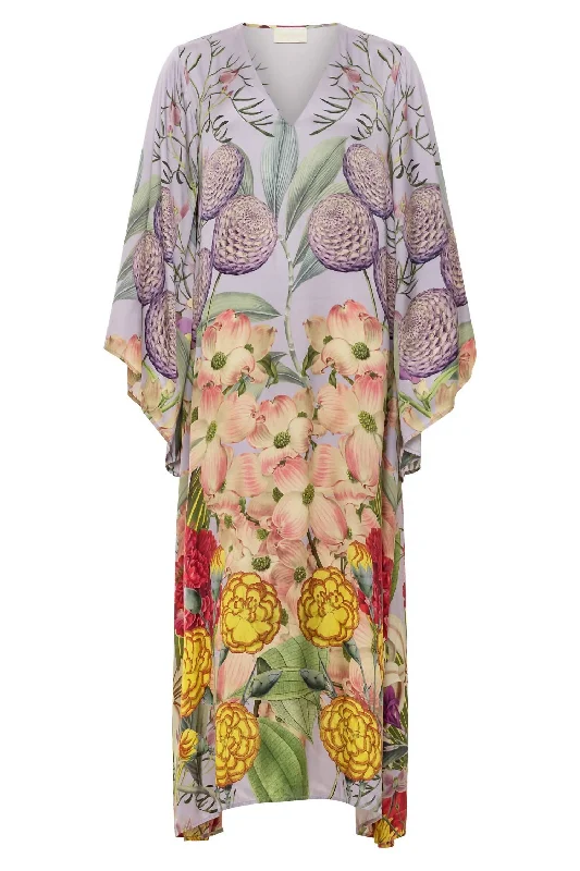 Women's Outfit For The Office Women's Lena Kaftan In Floral Lilac