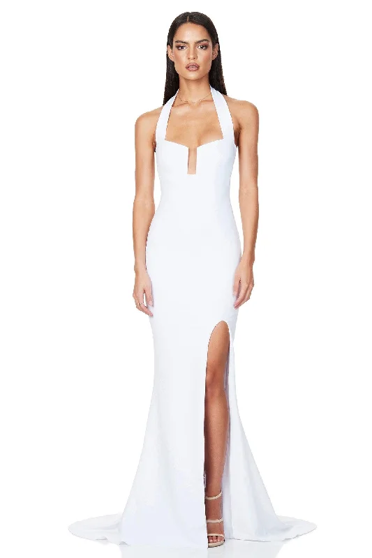 Women's Vacation Clothes Nookie Destiny Gown - White