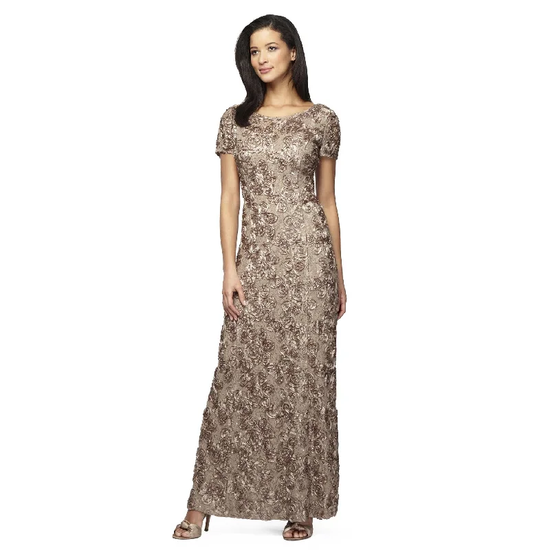 Women's Seasonal Clothing Alex Evenings 112788 Long Mother of the Bride Dress