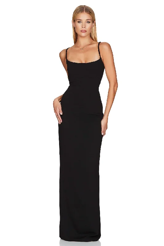 Women's Sporty Clothes Nookie Bailey Maxi Dress - Black