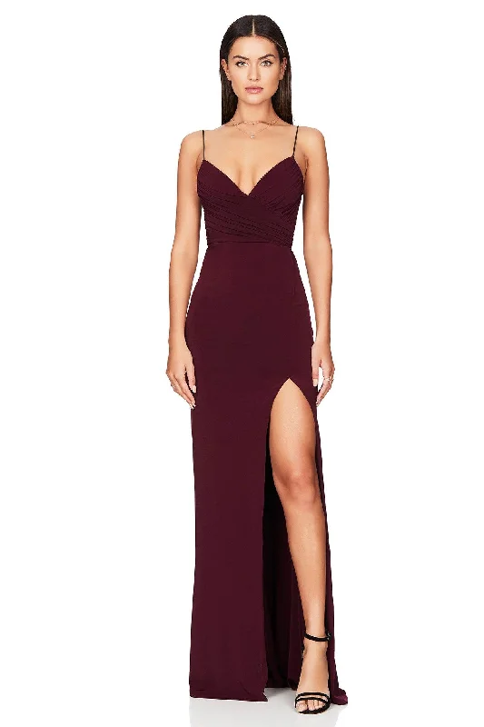 Affordable Women's Attire Nookie Venus Gown - Wine