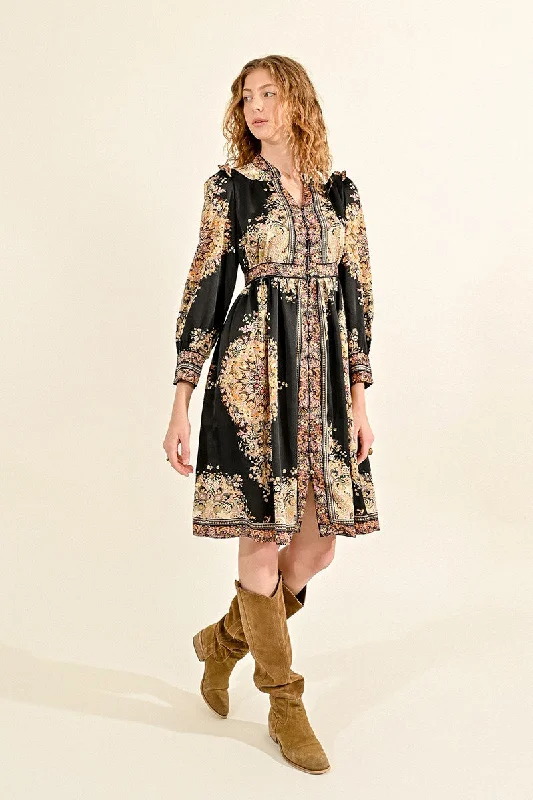 Women's Clothes And Garments Molly Bracken Printed Shirt Dress