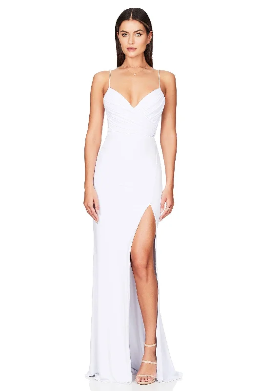 Fashionable Women's Clothing Nookie Venus Gown - White