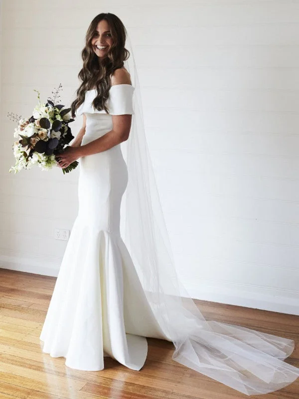 Affordable Women's Apparel Off Shoulder Popular Wedding Dresses, Mermaid 2020 Newest Wedding Dresses