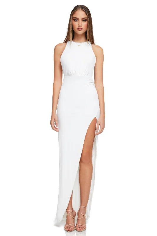 Women's Festive Attire Nookie Flirt Gown - White