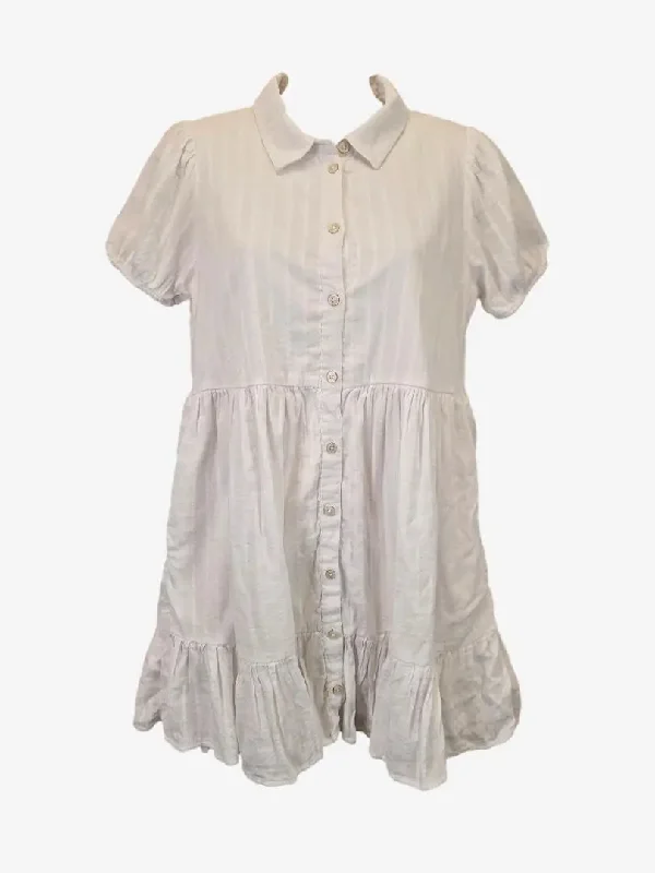 Women's Elegant Evening Attire Elegant Details American Eagle Sweet Button Up Shirt Dress Size S