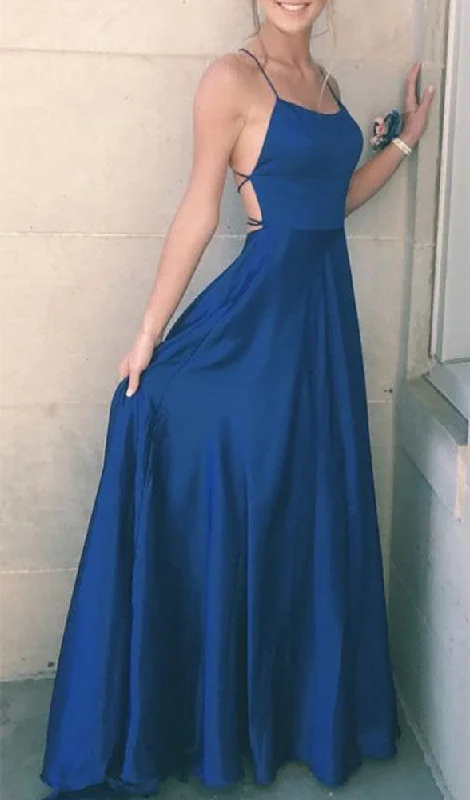 Women's Plus-Size Clothes Women Side Slit Prom Dresses Long Satin Evening Party Dress YPD180