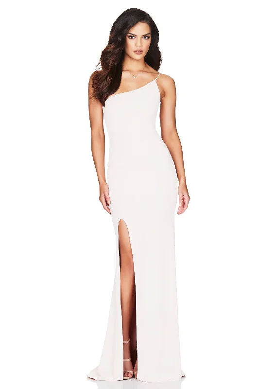 Women's Clothes Nookie Jasmine One Shoulder Gown - Ivory