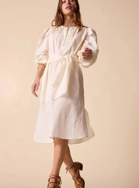 Women's Night-Out Clothes Tippi Shirt Dress in Porcelain